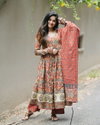 AV Viscose Printed Kurti With Bottom Dupatta Exporters In India